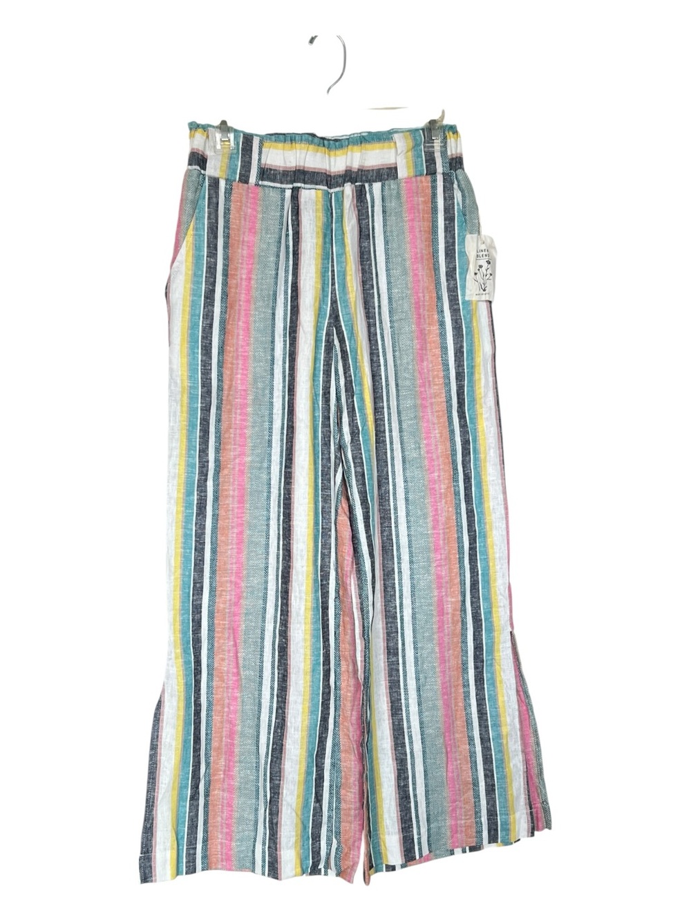 Indigo Rein Multicolor Striped Wide-Leg Pants - Size M